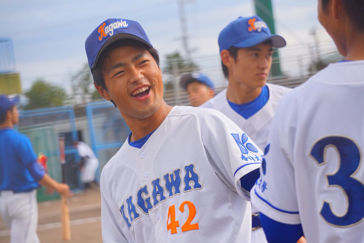 kagawa_baseball's tweet photo. 新3回生の和久利星哉です

学部:教育学部
出身校:大東高校
ポジション:一塁手
背番号:42
趣味:YouTube鑑賞
好きな言葉:Take it easy
今後の目標: .350 20打点 https://t.co/hOKkf2nR5d