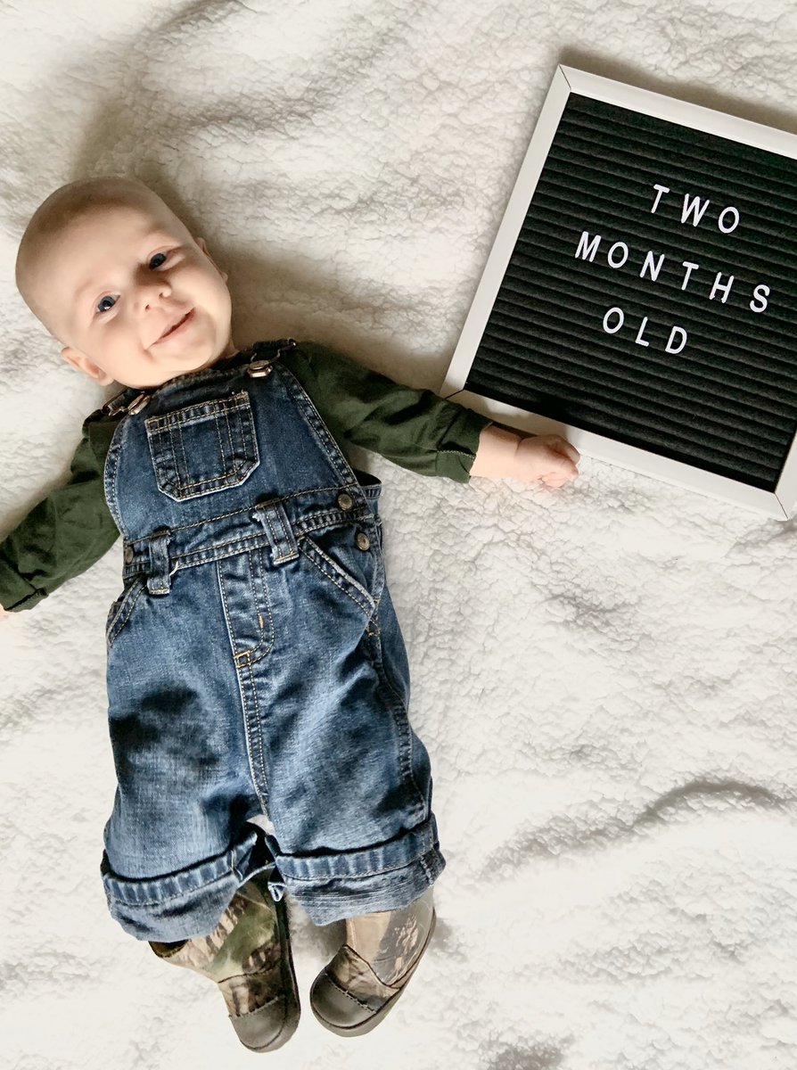 forgot to post my little guys 2 month pics 🥺
