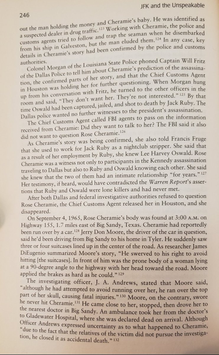 After JFK was shot, the Louisiana cops called her in for further questioning and investigated her story. They asked her to describe the men she was with. They attempted to pass all of it off to the Dallas cops - but by this time, L.H.O. was already killed by Ruby. Nice and tidy.