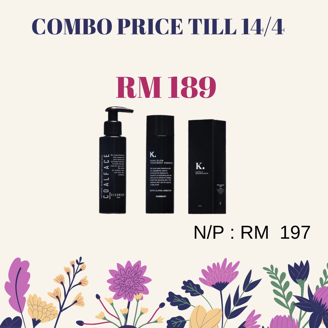 Here i will make a thread untuk pakej harga combo yg ada!