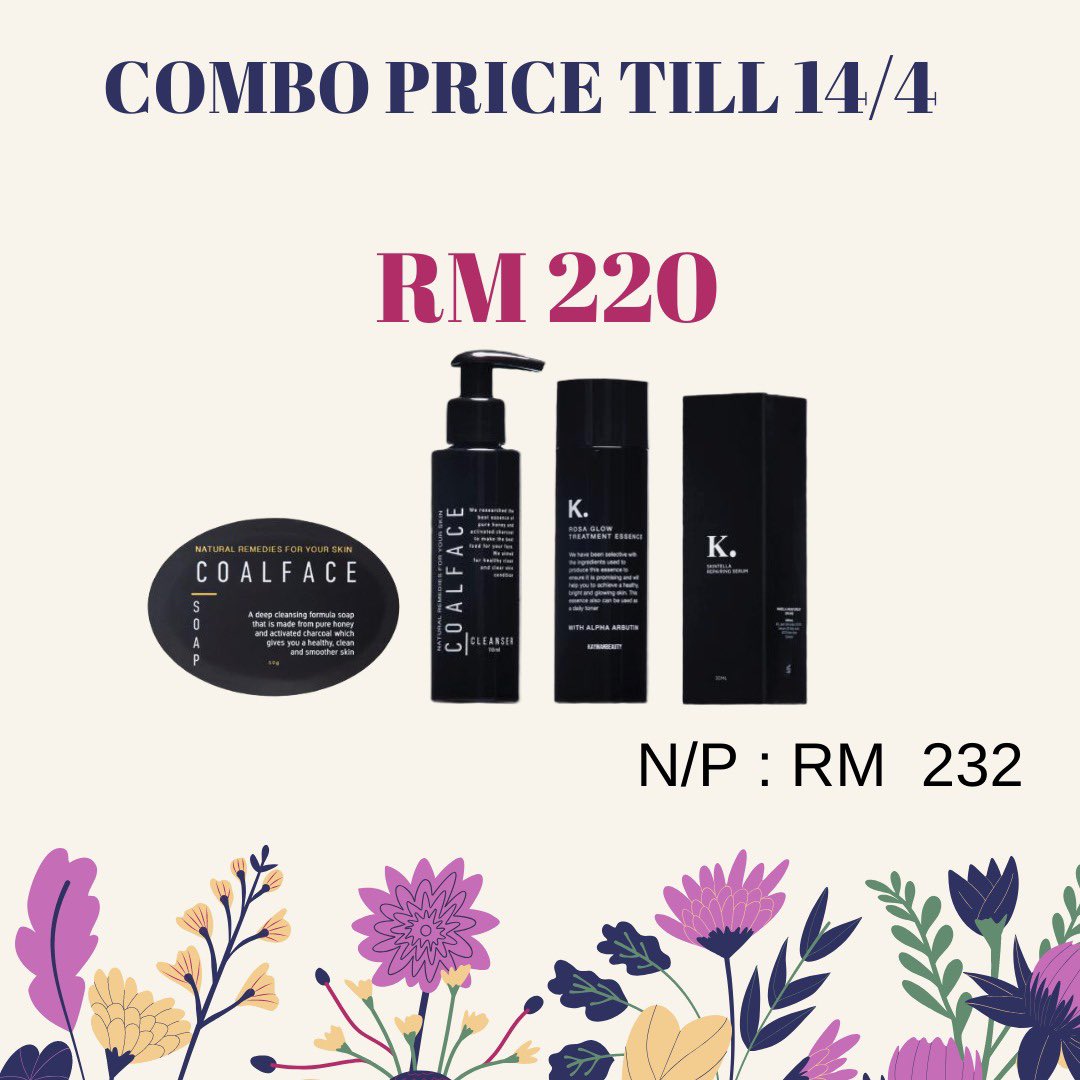 This one complete set! RM 12 off tauu! So boleh share dengan kawan sorang satu jimat gilaaa! & tak lupa jugak kayMEM also available! For more enquiries,ws ;  http://wa.me/60143844266 Direct shopee ;  http://shopee.com.my/aunirhn_ Have a nice day ahead! Thank u Kayfaries 