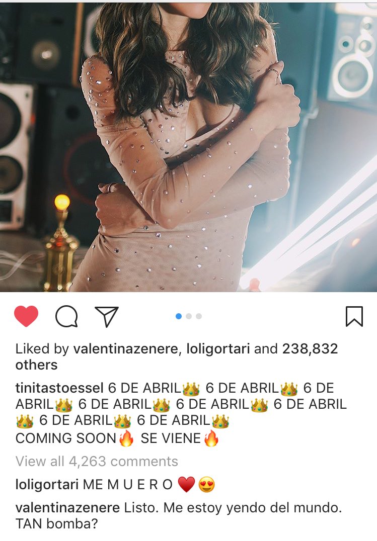 Valentina no se cansa de chamuyarse a su esposa