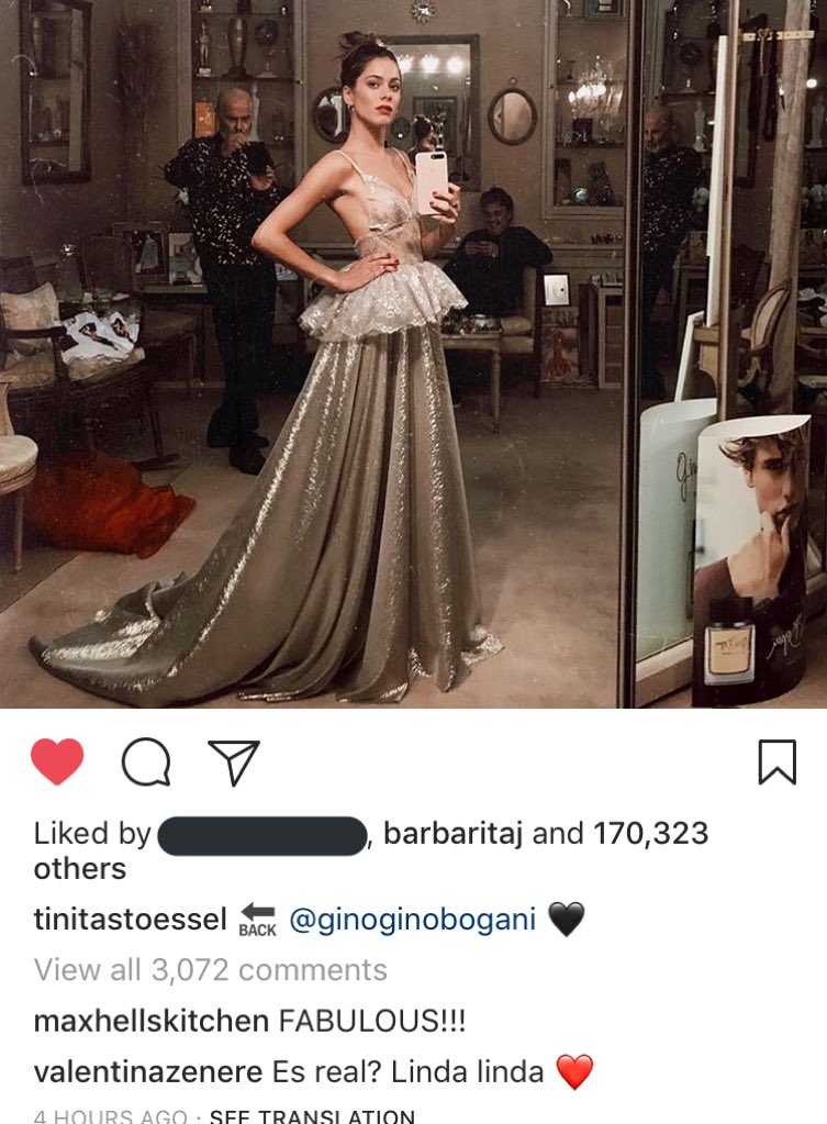 Valentina no se cansa de chamuyarse a su esposa