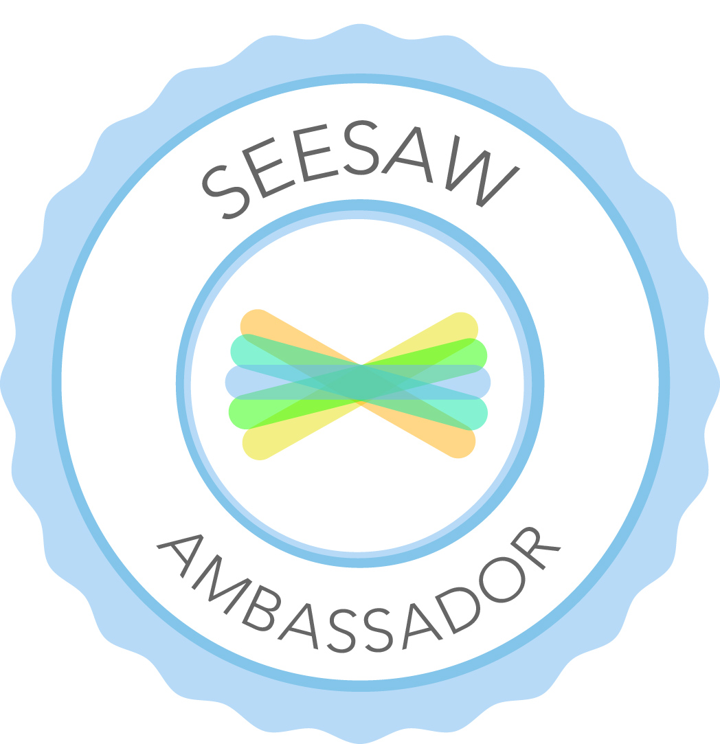 Just became a certified Seesaw Ambassador! Seesaw is my absolute favorite tech tool. Check it out!