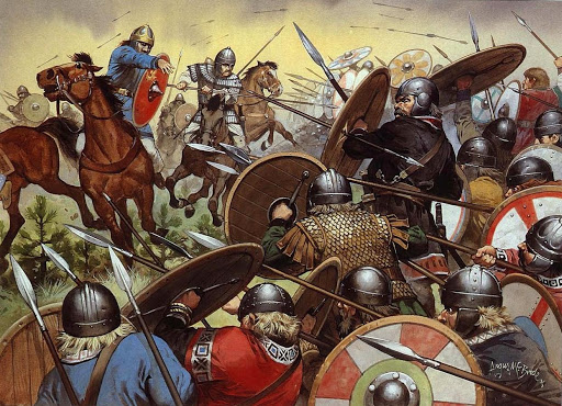 The use of specialized barbarian troops to fight other barbarians on the frontier was an old Roman practice, dating back to the foederati of the 4th century.But Rome was always much stronger than the barbarians. How did this work when Byzantium was faced with stronger enemies?