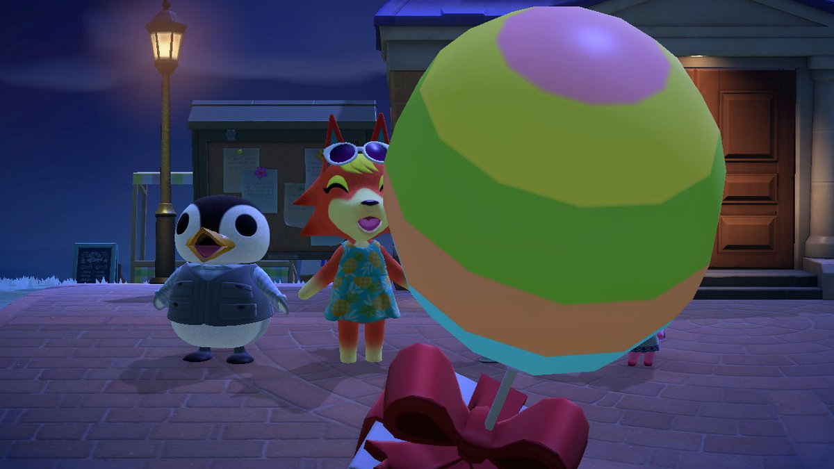 Pinelyyy's tweet photo. I tried to snap a photo of them singing! lmao #AnimalCrossing #ACNH #NintendoSwitch https://t.co/yxN8rViVIb