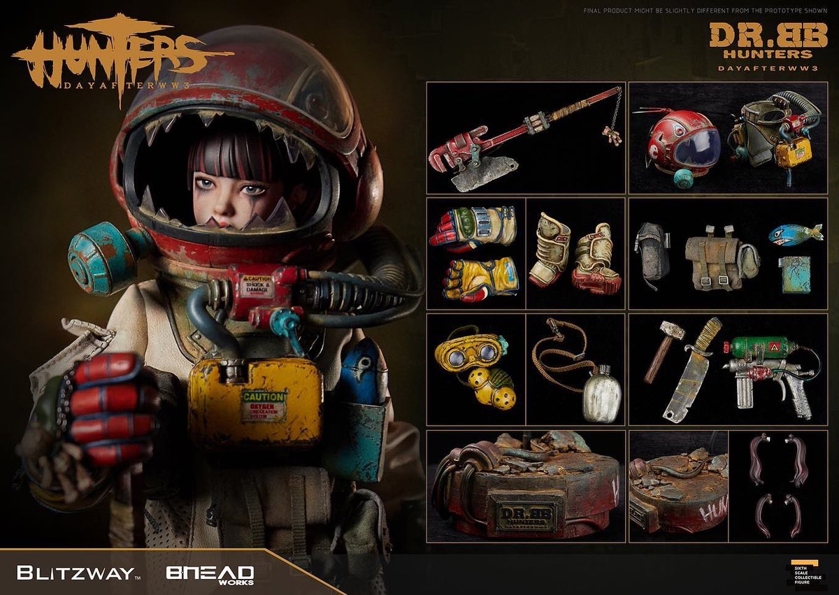 S_U_works's tweet photo. 【 HUNTERS : Day After WWlll – https://t.co/2jzKbIpUBN 1/6 Scale Collectible Figure 】
by blitzway
#blitzway #bhead #bheadworks #hunters #dayafterww3 #illustration https://t.co/LeFVSO0pWz