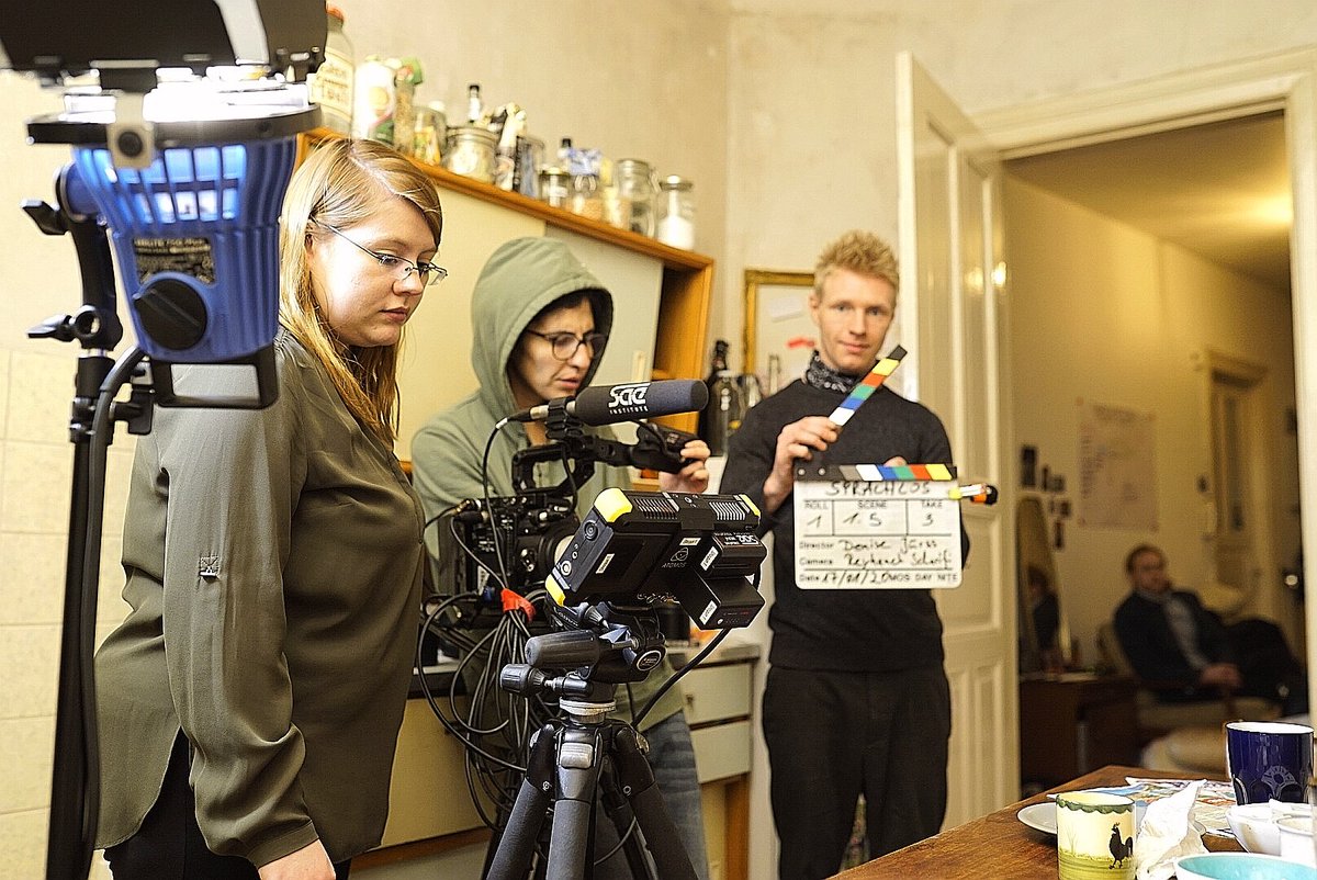 Here I'm at the set of one of my shortfilms I shot l some months ago. #shortfilm #filmmaking