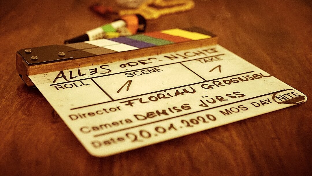 January 20th shooting a scene for a short film. "Alles oder Nichts"  thanks to the crew. #NobylonProduction
