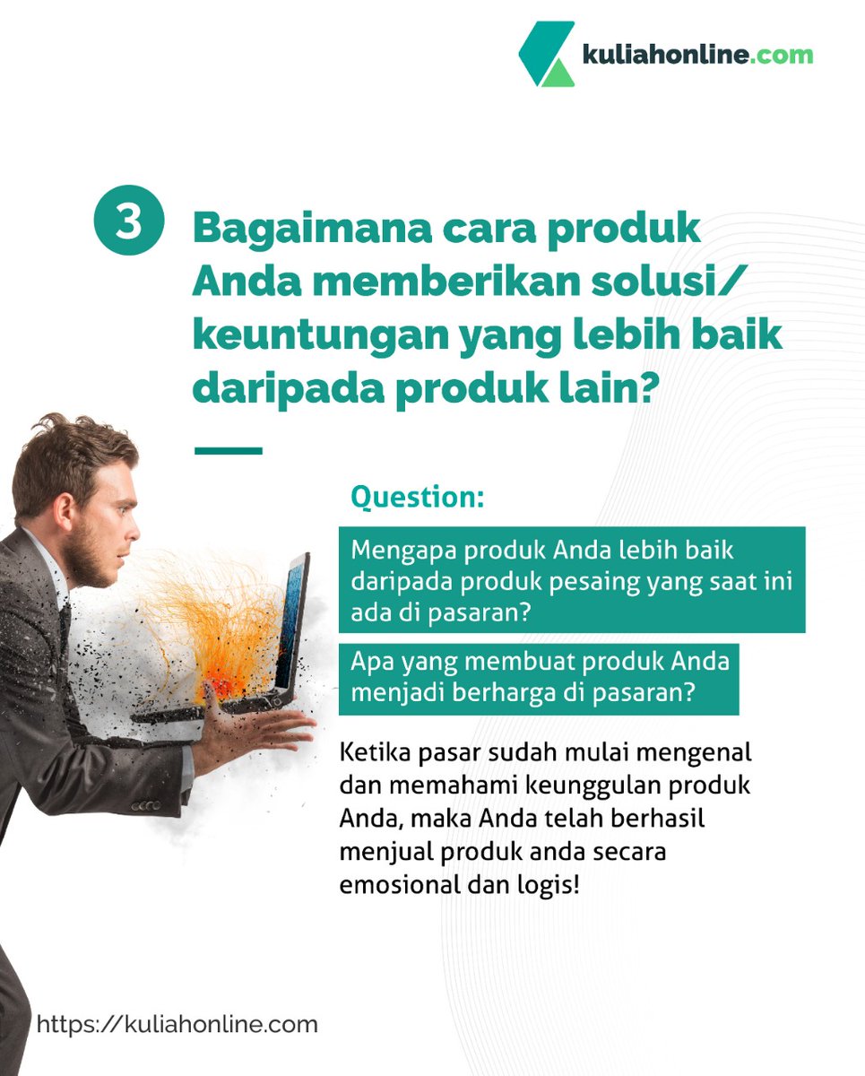 kuliahonlinecom's tweet photo. Beberapa strategi yang bisa dilakukan saat merancang produk bisnis.

Di kondisi sekarang, gak ada salahnya gunakan waktu untuk berpikir ulang merancang produk bisnis Anda.

Yang tertarik belajar di https://t.co/vEdlRMJU1R silahkan RT. Siapa tau beruntung dapat kode kupon gratis. https://t.co/cD9d1KWbLX