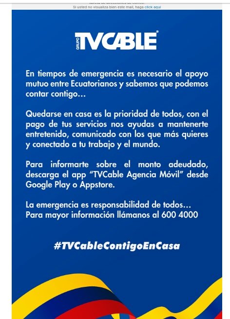 markmp999's tweet photo. El comunicado de la empresa TVCABLE solicitando que cancelemos el servicio para mantenernos entretenidos e informados encima de que el servicio no es de lo mejor...de donde en esta crisis.... @tomebamba @jorgepiedrac @mivanrodriguez https://t.co/sS4gJwhkF0