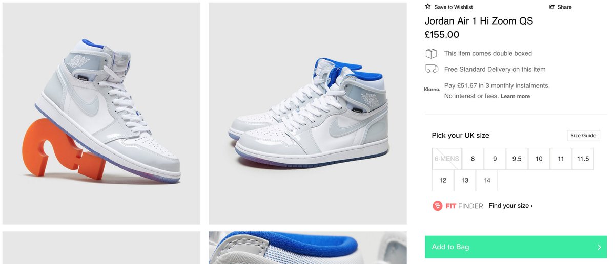 air jordan 1 zoom racer blue restock