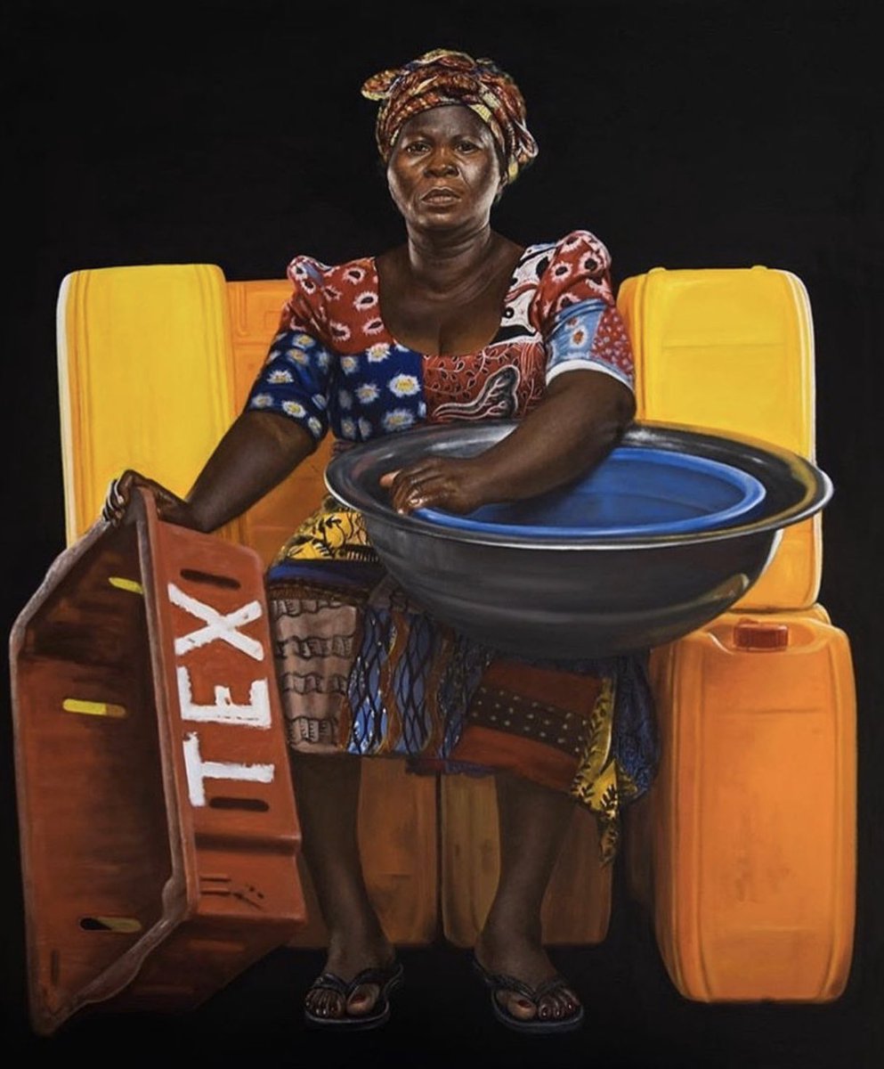 AfrikartGhana's tweet photo. “Yellow Is the colour of water “ a series by Ghana’s Jeremiah Quashie (@jeremiahquarshie ).This series revolves around the question of water and how it flows through the city of Accra embodied through the Yellow “Kufuor” gallon .
#afrikart #afrikartghana https://t.co/mZ2vlf6TJP