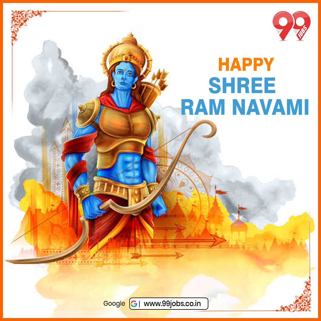 99_pvt's tweet photo. Happy Ram Navami  Everyone 🙏 May Lord Rama give strength to everyone both physically and mentally to overcome this difficult phase which everyone is going through. 🙏

#HappyRamNavami #Ramnavmi #JaiShreeRam #ITrecruitment #itjobs #itagency #itstaffing #itconsulting #99jobs https://t.co/NKUfdTorfr