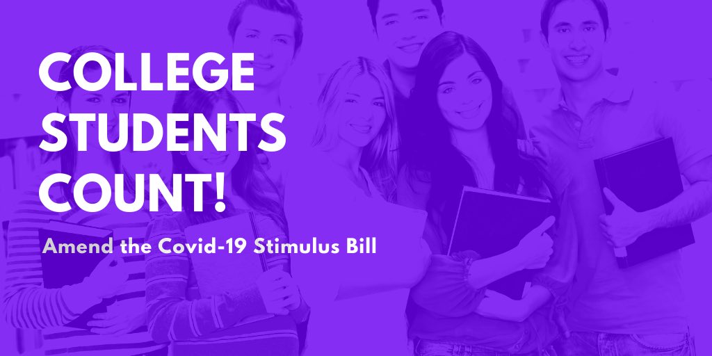 iamraleighgal's tweet photo. Why the HELL are #stimulus pymts excluding #dependents over age 17? College students are reeling from losing jobs too. Families that support them are desperate. But families get nothing for them? @SpeakerPelosi @BernieSanders @realDonaldTrump #Stimuluscheck #CollegeStudentsCount https://t.co/sPePDHpd6Q