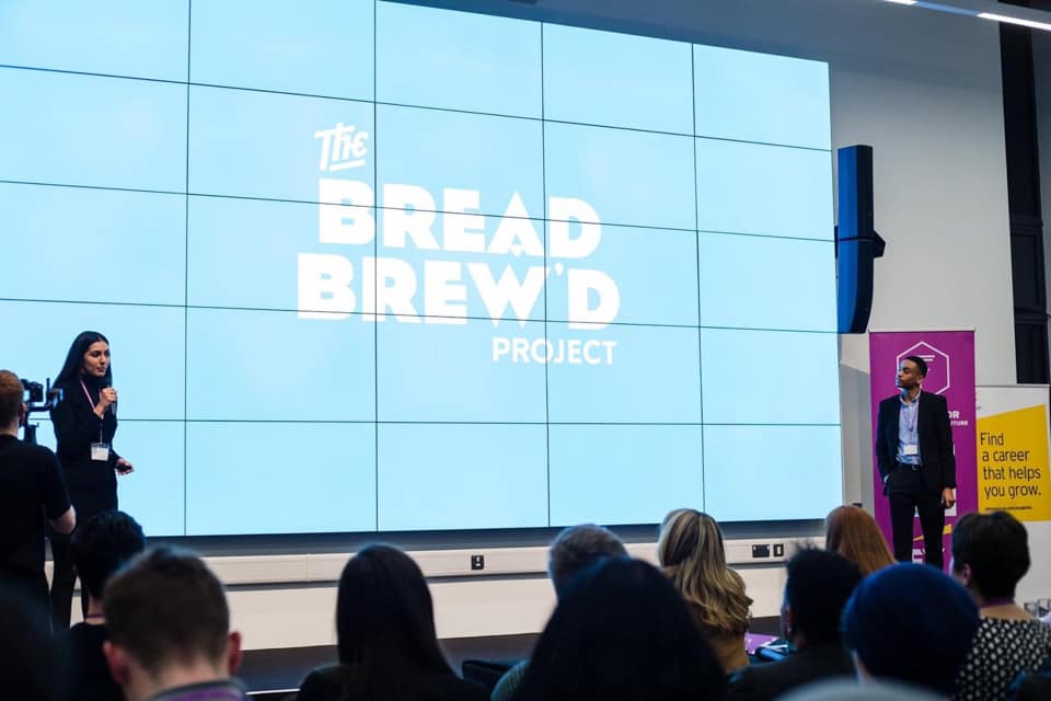 BreadBrewd's tweet photo. Recently, we presented The Bread Brew’d Project at @theffactor_ , a start-up competition for young entrepreneurs. Thanks to all your support, we are extremely excited to announce that we won the regional final and will be presenting in the National Final soon! 🎉🍺 #BreadBrewd https://t.co/dC2v7guRn3