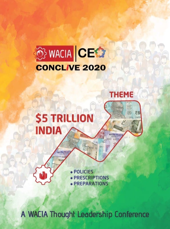 WACIA8's tweet photo. As a part of our outreach program, we organize the CEO Conclave to help and educate the business community on trends and important economic decision. CEO Conclive 2020 will discuss about a "5 Trillion India"

#wacia #ceoconclive #business #economy https://t.co/PATnNwzJol