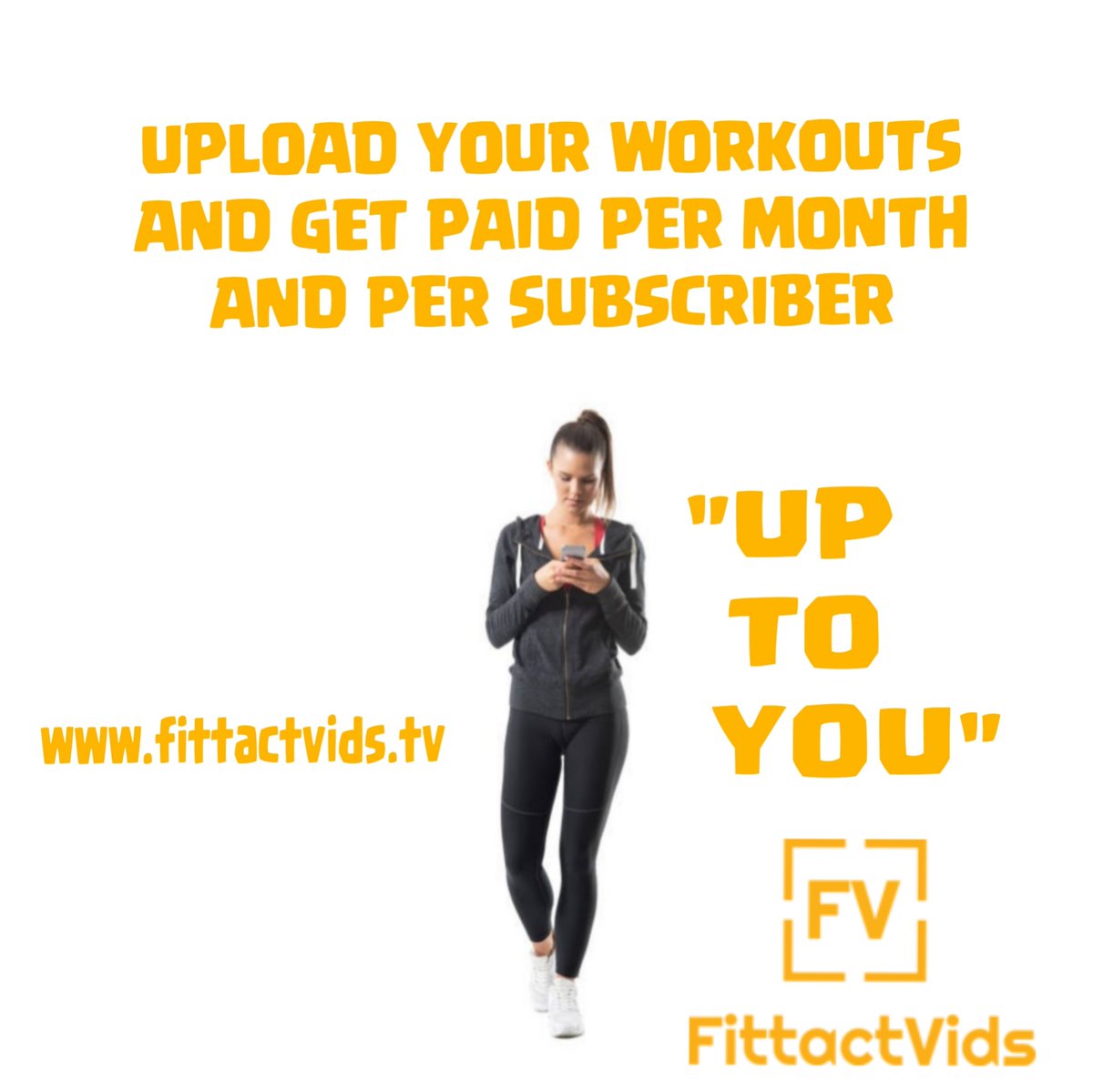 Don't just post for likes post and get paid too, "per subscriber and per month" "You deserve it"  fittactvids.tv