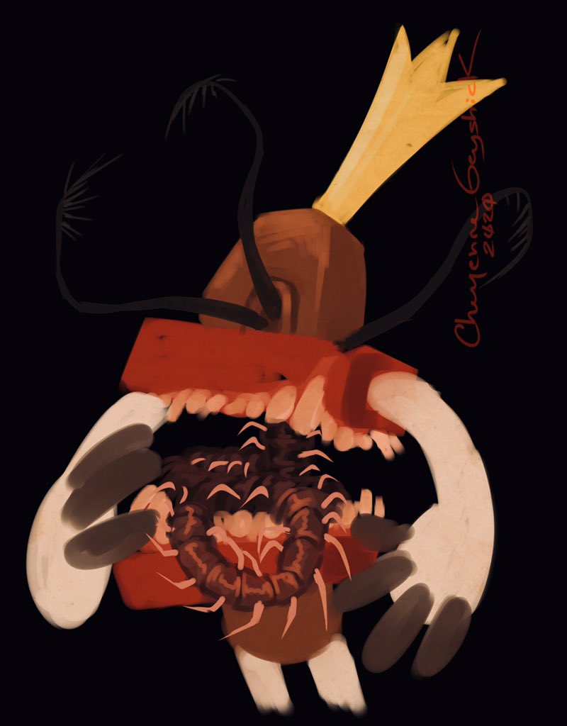 cageyshick's tweet photo. Hoborg is next 
#theneverhood #neverhood #hoborg #nightmare_hoborg #king_hoborg #bodyhorror #centipede #nightmare #workinprogress #WIP #painting https://t.co/5Sj1V2xTWY