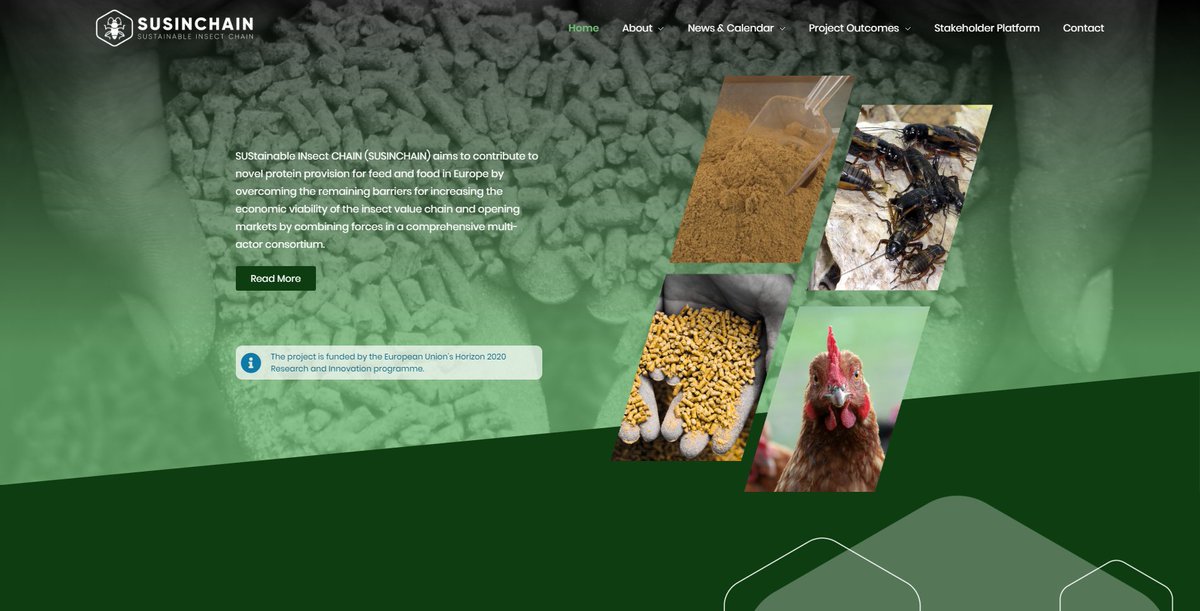 multicycletech's tweet photo. SUStainable INsect CHAIN (@susinchain) aims to contribute to novel protein provision for feed and food in Europe by overcoming the remaining barriers for increasing the economic viability of the insect value chain: https://t.co/PK72M3sVDv https://t.co/MfWwhnKWkP