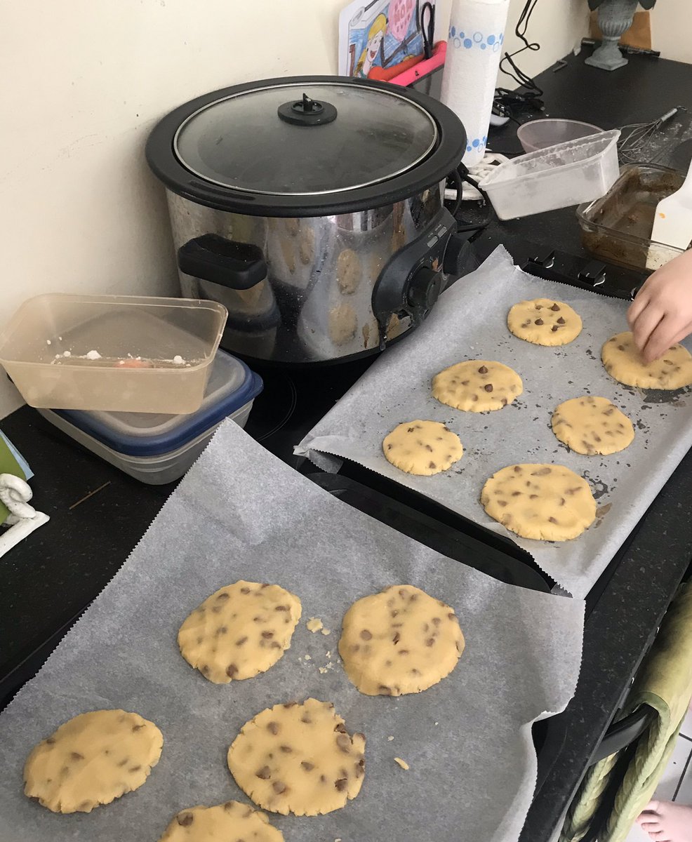 eoin_ca's tweet photo. @Crecora_NS Callum and Emily Cahill baking so I have something for my tea #lookingafterdad #whowilltidyup https://t.co/xErLUPESyh