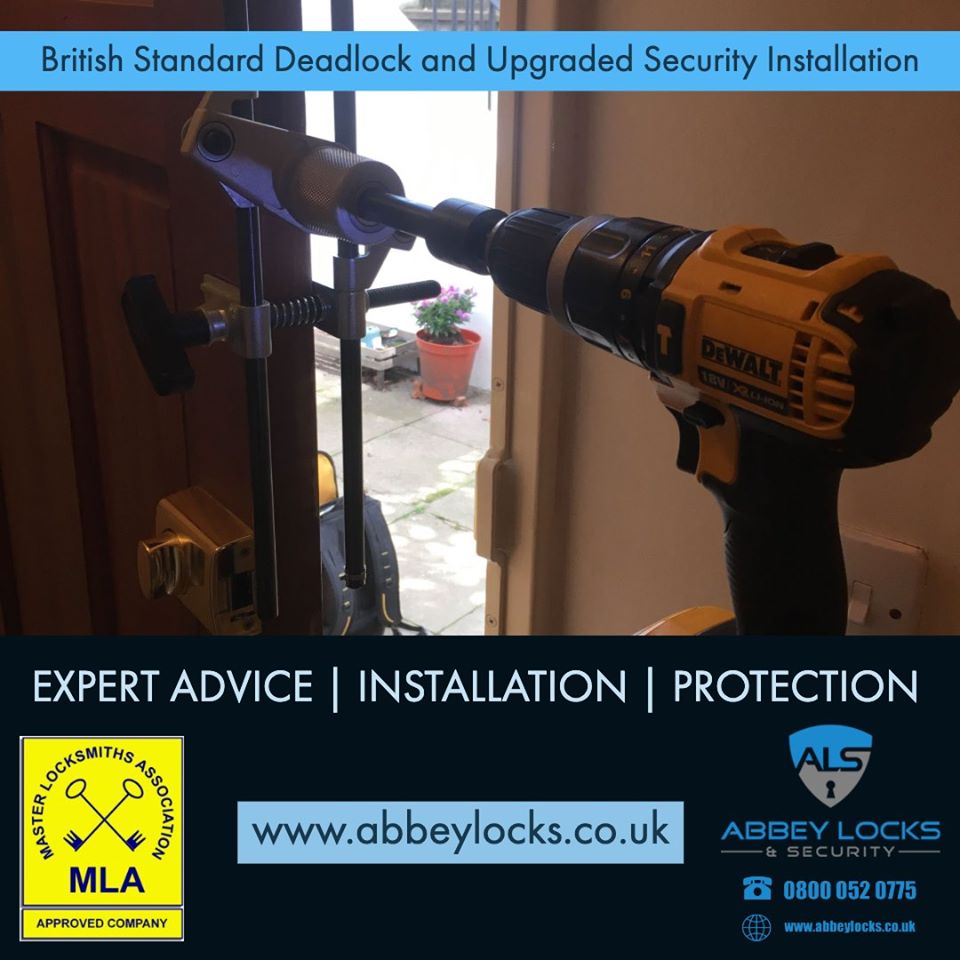 AbbeyLocksmiths's tweet image. Installation of British Standard Deadlocks reinforced with Lock Guards by our Locksmith Gavin.

For a quote get in touch with one of our team.

📞 0800 052 0775
🌐 abbeylocks.co.uk

#LockFitting #Locksmith #Locks #Security #HomeSecurity #CrimePrevention #AbbeyLocks