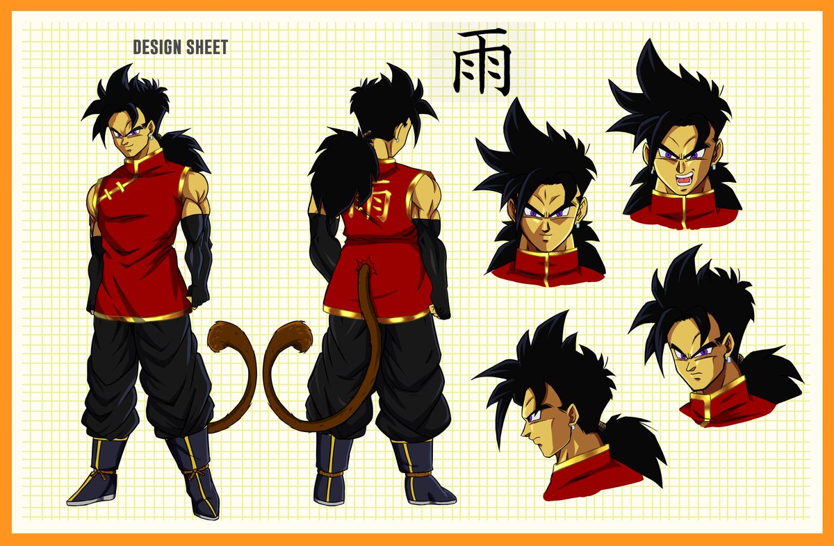 _shaneforever's tweet photo. A character sheet I did for one of my OC Rain a while back...#dbz #dragonball #digitalart #wacom #fanart #charactersheet https://t.co/gdn7Gk5ghY