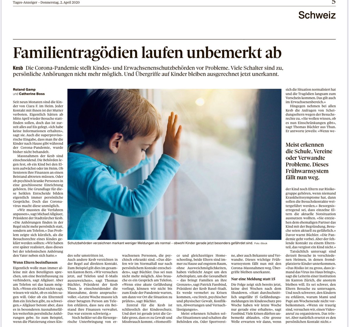 IgnazHeim's tweet photo. heute im @tagesanzeiger: Wie die KESB Basel sich umsichtig und vorausschauend unter „Corona“ organisiert und sich auf den erwartenden Interventionsschub vorbereitet.
UND: Berufsbeistanspersonen unterstützen diskret täglich Betroffene im persönlichen Einsatz trotz den Massnahmen. https://t.co/6Prt3fRHDU