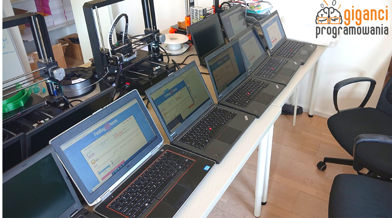 GiganciProgram's tweet photo. Od wczoraj udostępniamy moc obliczeniową naszego sprzętu do walki z #COVIDー19.

Stworzyliśmy swoja drużynę w programie Folding@home.
  
Ty również możesz pomóc dołączając do naszego teamu:
👉 Name: Gigant
👉 Team Number: 257408

Dołącz do nas! 💪💻💪💻💪💻.
#foldingforCoVID19 https://t.co/AmDgziRNKA