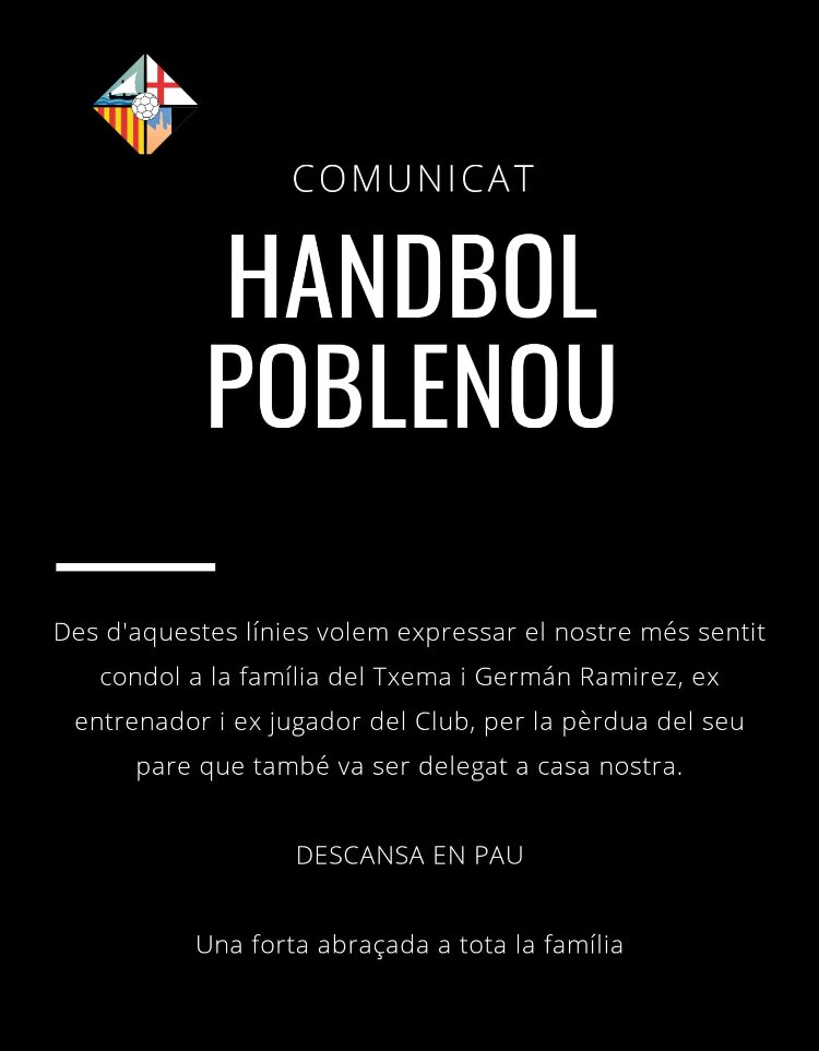 H_Poblenou's tweet photo. Des del club i el barri, la més forta de les abraçades als nostres gramenencs més estimats @ramirez_mensa @ramirez_chema 
Molts ànims familia! 😘 https://t.co/EkkwhXps8j