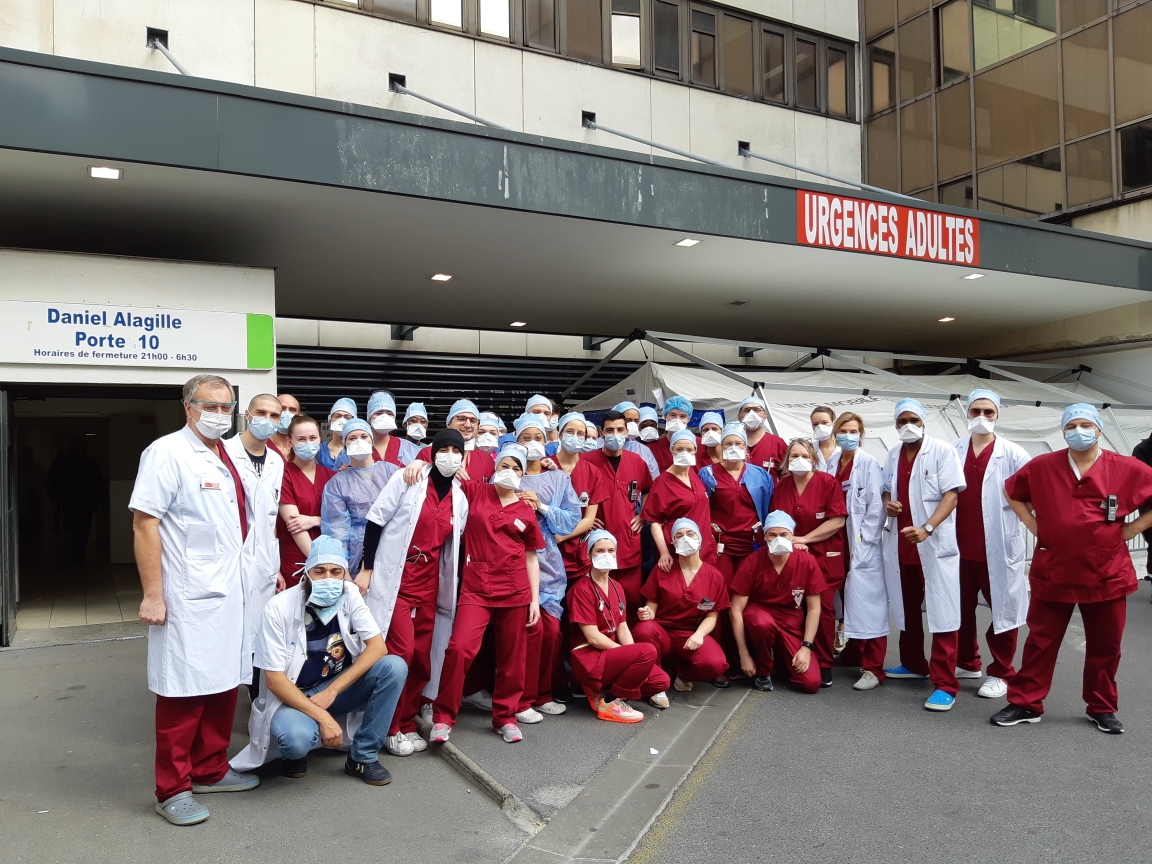 emergency team at Hôpital Bicêtre