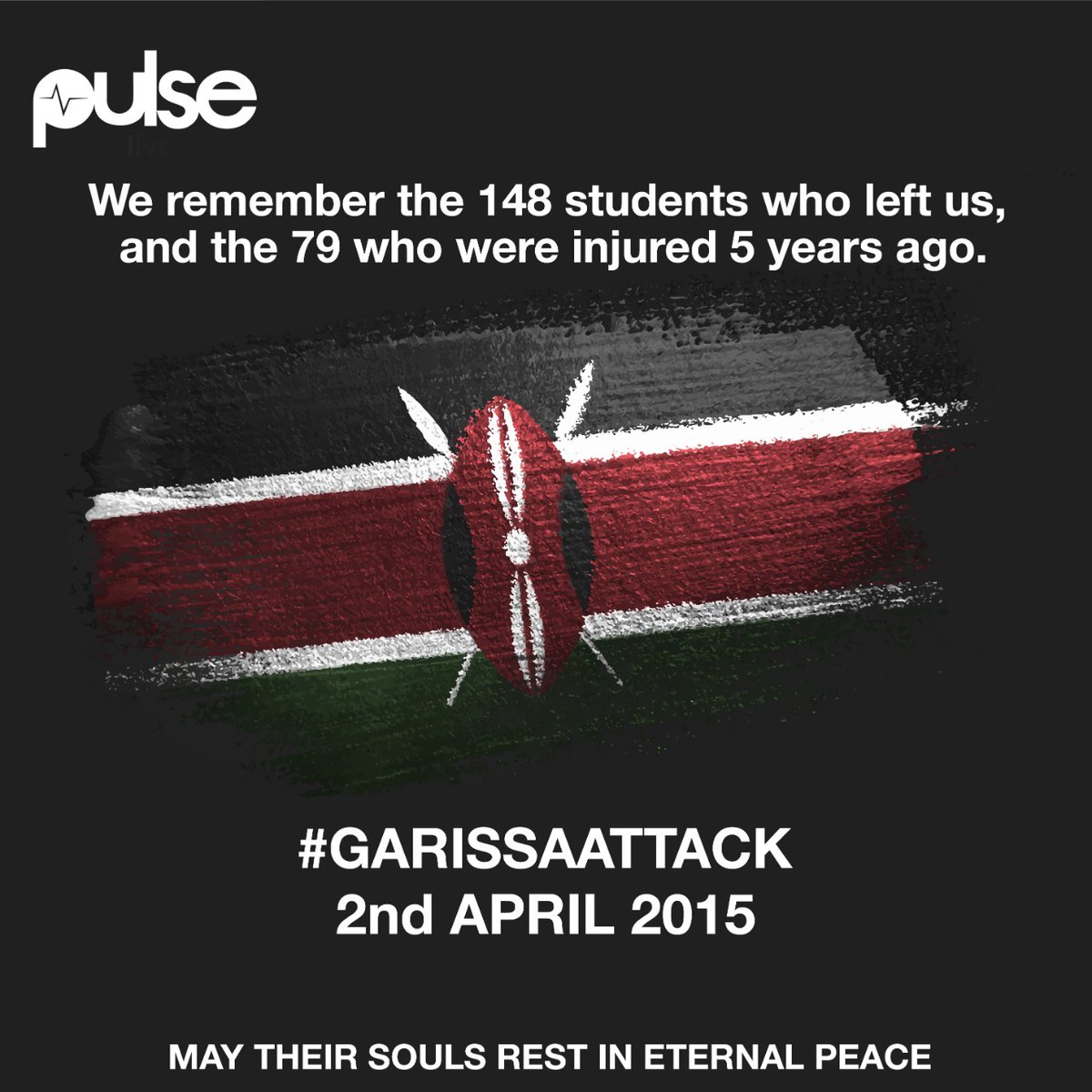 PulseLiveKenya's tweet photo. We remember the 148 students who left us and the 79 who were injured 5 years ago. May their souls rest in eternal peace.πππ
#GarrisaAttack #2015 #RIP #PulseRemembers #PulseLiveKenya #Garissa https://t.co/G0olHuUeRt