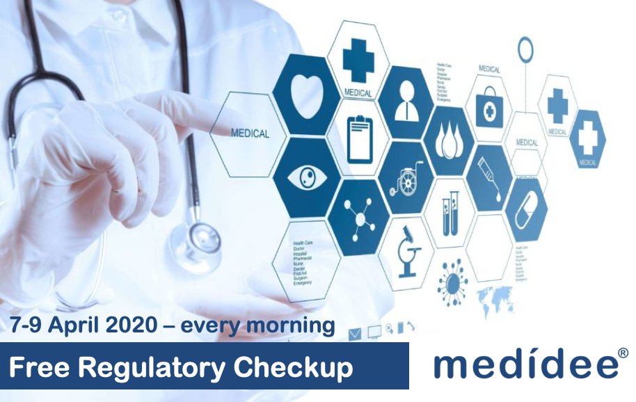 MedideeServices's tweet photo. Free Regulatory Checkup for MedTech - Benefit of 1 hour free consultation with our experts Philippe Etter and Pierre Geens. The choice of the topic is yours. - https://t.co/i7GcU91q2h https://t.co/NjHyAhZUv5