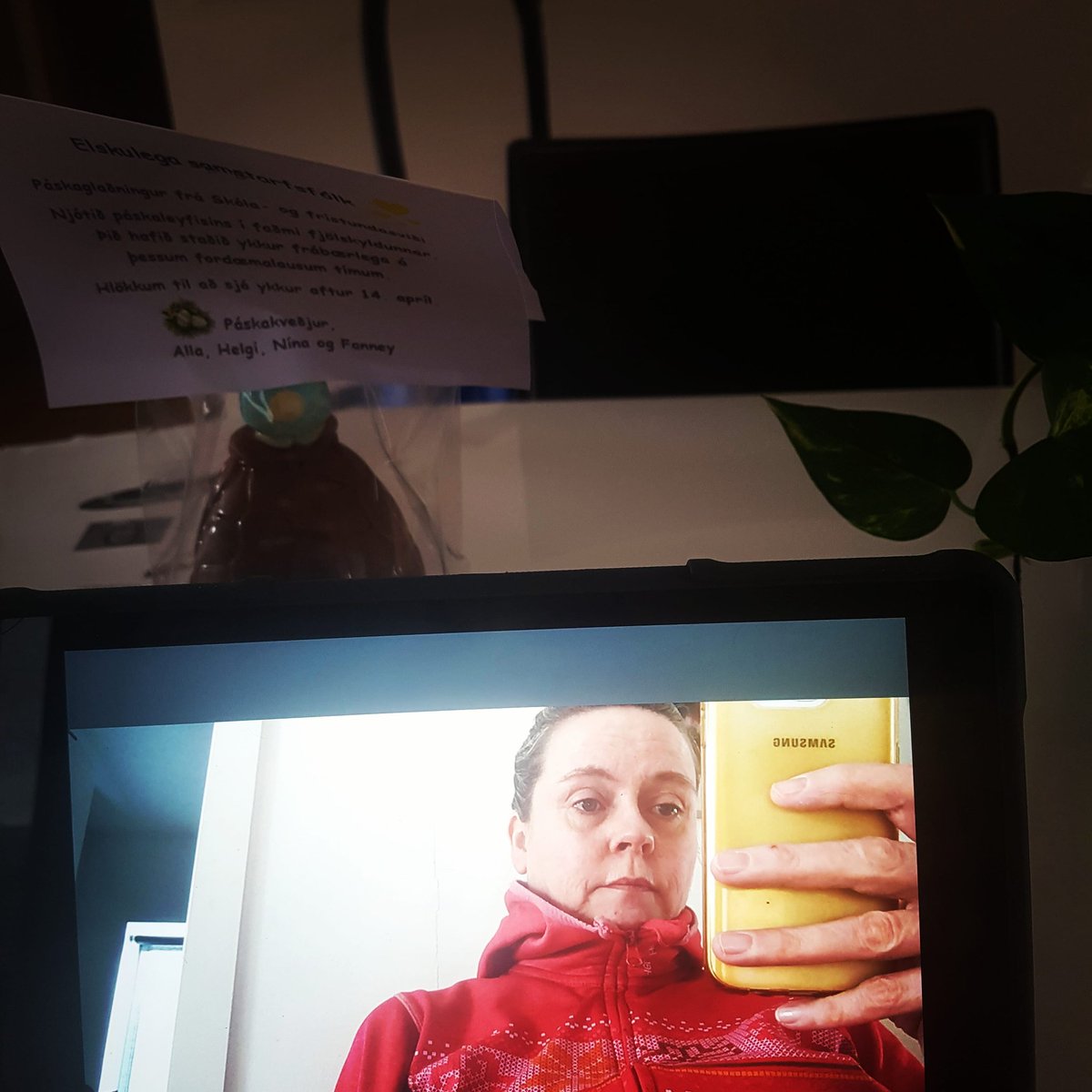 Raggaliney's tweet photo. Fjarfundur með nemendum #millonollo #snjallirnemendur #utkall @FSnorra https://t.co/4Gsqp705ss