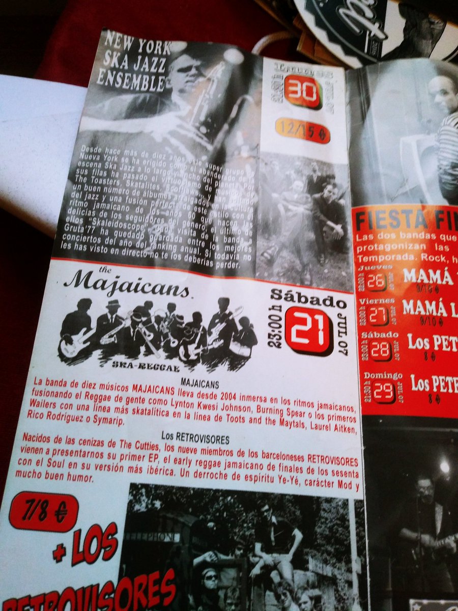 Recuerdos del 2007 con los amigos de <a href="/gruta77madrid/">Gruta 77</a> . Volveremos. Ellos y nosotras. Stay Rude, Stay healthy.