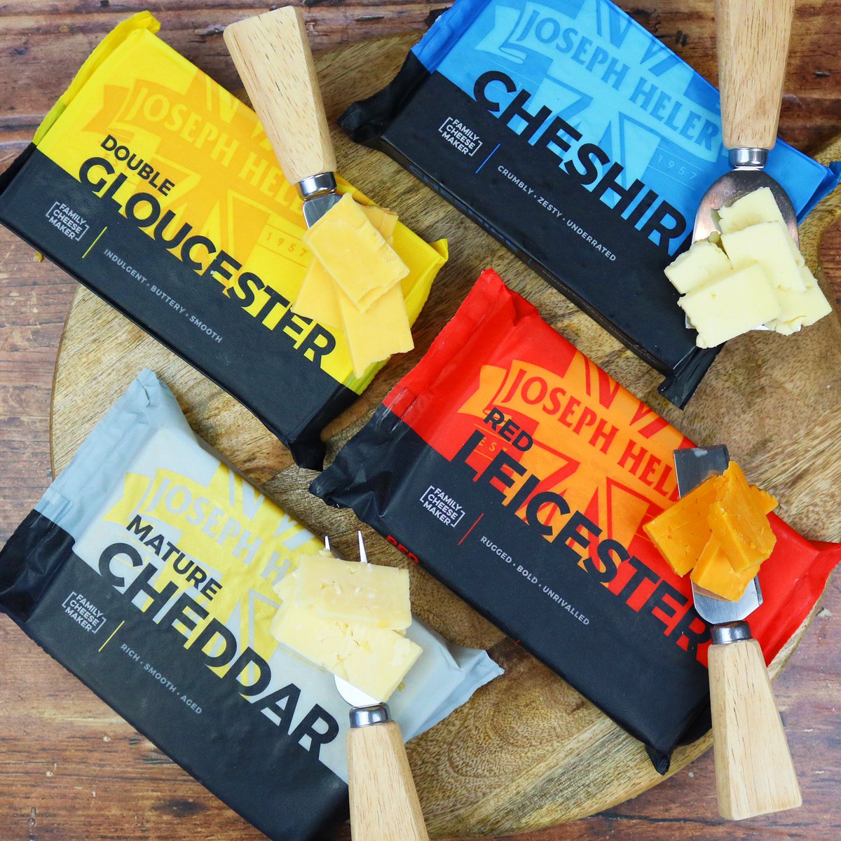 Does anyone else with little ones feel like sandwich making has become their full time job at the minute?! When everyones favourite is a different cheese...bundle up our Family Pack collection. Shop our 320g blocks: joseph-heler.co.uk/shop