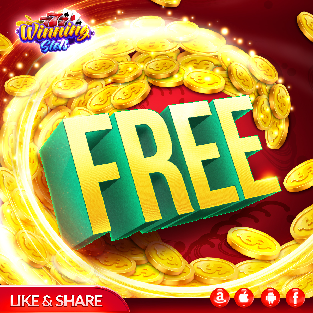winning_slots's tweet photo. 🎀Extra Bonus 🎀
2,500,000 FREE COINS from :https://t.co/NDWcF0zeTN

 #WinningSlots  #gamedev #mobilegame #mobiledev   #indiedev #madewithunity  #coronavirus #COVIDー19 #StayAtHome #healthy 
#gamedev #indiedevhour https://t.co/pJp8oVEDFf