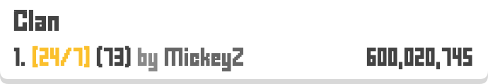 Today, 24/7 become the first ever clan in entire <a href="/krunkerio/">Krunker</a> history to surpass the 600 million score milestone!

#AllTheWay