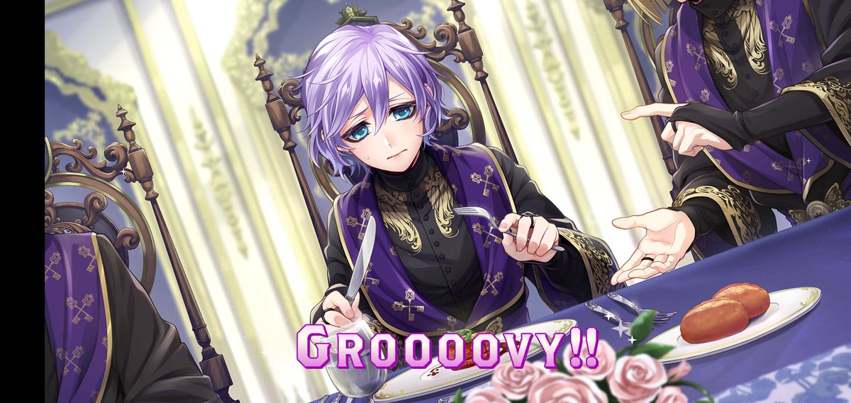 ツイステのエペルくんの式典服のSRもグルーヴィー出来ました