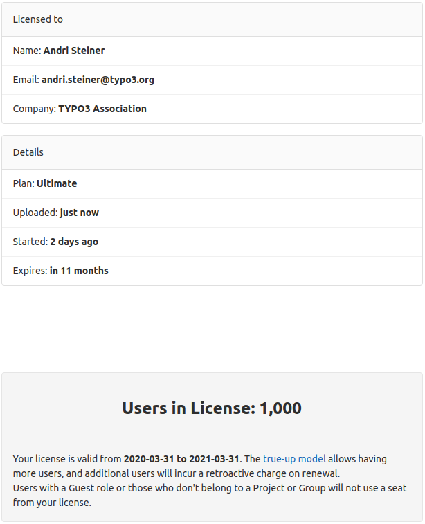Shout out to <a href="/gitlab/">🦊 GitLab</a> who just provided us with a ultimate license through their open source program. We really appreciate your support, this will enhance the workflow for our teams for sure.