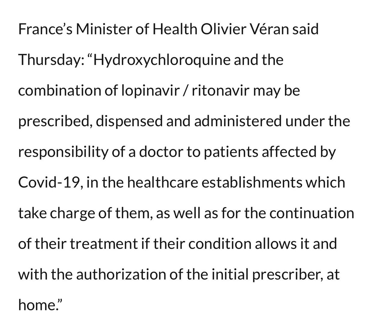 France Officially Sanctions Drug After 78 Of 80 Patients Recover From COVID-19 Within Five Days  #Hydroxycloroquine  https://www.dailywire.com/news/france-officially-sanctions-drug-after-78-of-80-patients-recover-from-covid-19-within-five-days/