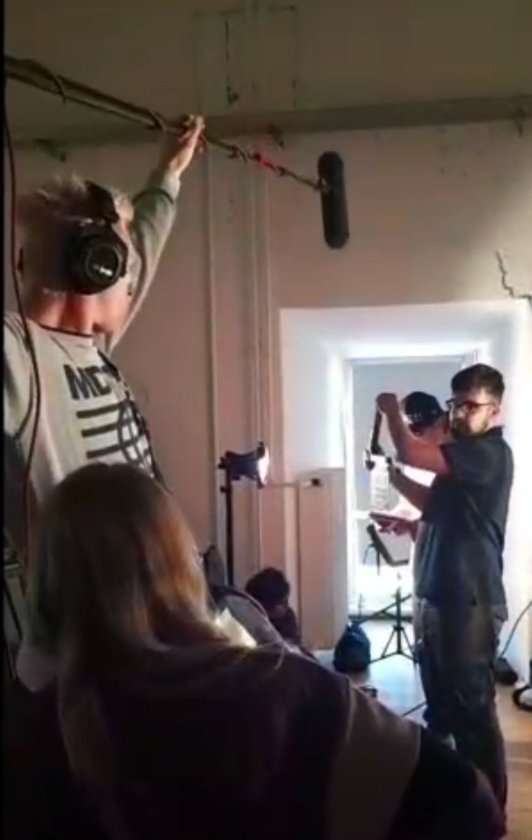 The heaviest job on a Filmset. 😂 Pain in the neck.