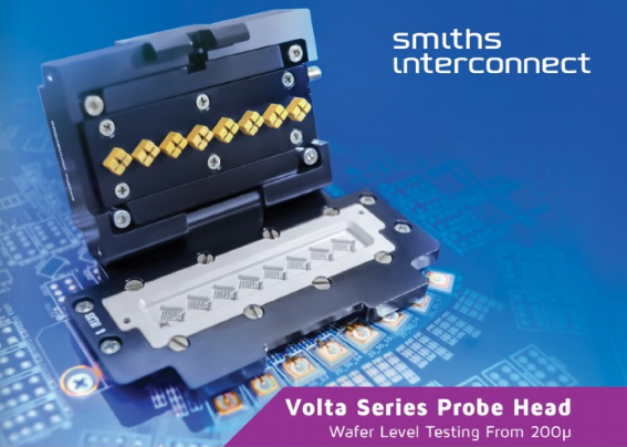 smithsinterconn's tweet photo. Our Volta Series Probe provides improved efficiency in high reliability WLP, WLCSP and KGD testing, read more in Chip Scale Review #semiconductor #probehead https://t.co/yzaBrXepCW https://t.co/I31wjPaGlZ