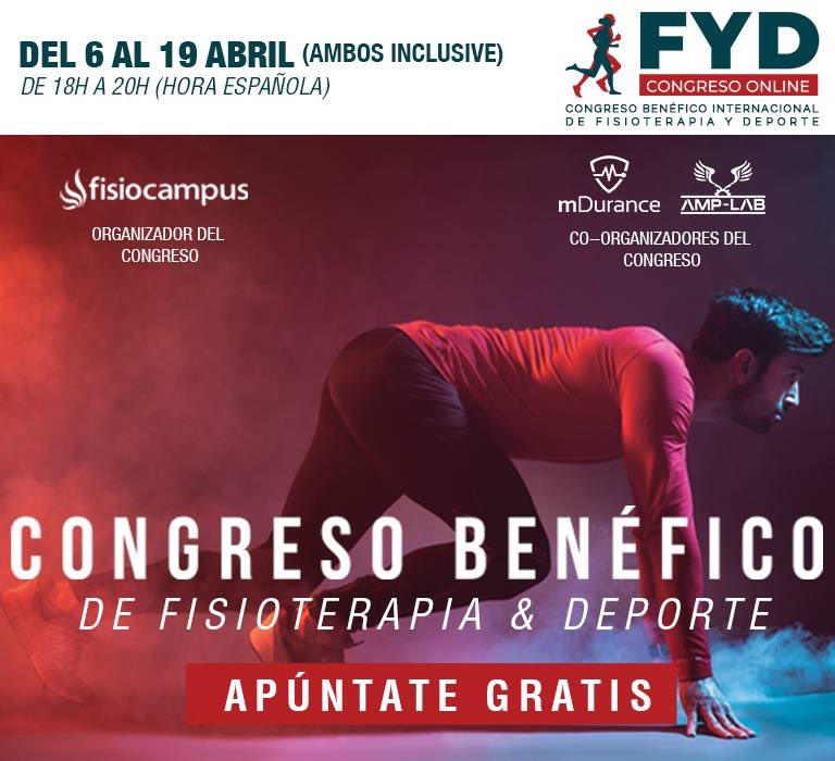 💻FISIOTERAPIA Y DEPORTE | Una nueva edición del congreso organizado por <a href="/Fisio_Campus/">FisioCampus</a> 🗓 Del 6 al 19 de Abril en formato Online fisiocampus.com/congresos-even…