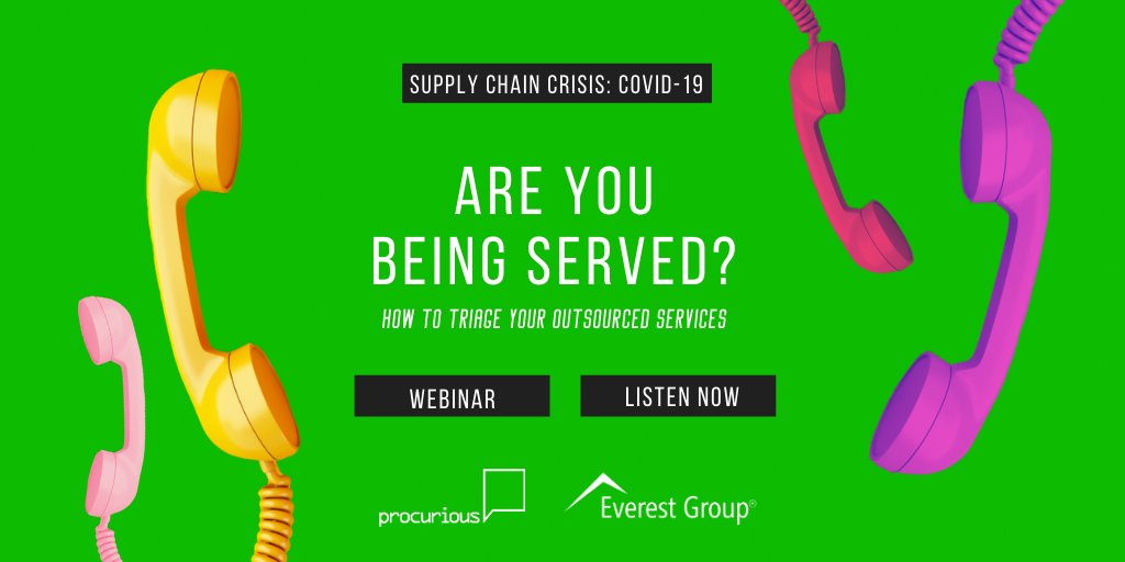 What #Procurement change of gear will let us drift through the #SupplyChainCrisis curve toward the #NewNormal without slamming on the brakes? Find out at bit.ly/3auRzG7@AmyFon… @AbhishekXSingh @MichelJanssenTX <a href="/EverestGroup/">Everest Group</a> @Procurious_
