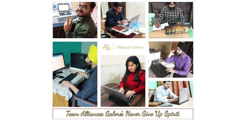 AlliancesGalore's tweet photo. Kudos to Team Alliances Galore for their 'Never Give Up Spirit'...
#AlliancesGalore #TeamAGWorksFromHome #DreamTeam #EverVictorious #NeverGiveUp #StayHome #StaySafe #StayPositive #StayProductive #ThisTooShallPass #WeWillOverCome https://t.co/7bEoR0y07U