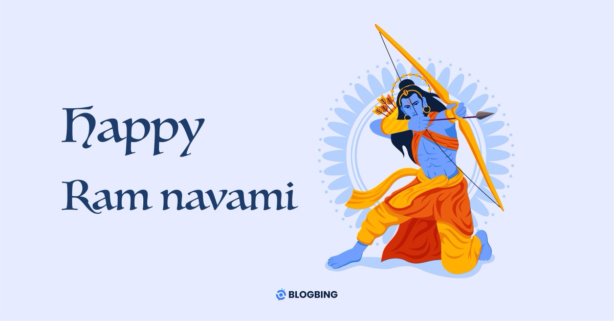 BlogBing's tweet photo. Rama for you should mean the path he trod, the ideal he left aloft, And the ordinance he lay down, They are eternal and timeless. This Ramnavami, may Shri Rama shower you with his blessings. Happy Ramnavami.🙏😷
#stayhome #staysafe https://t.co/HbuMINn23f