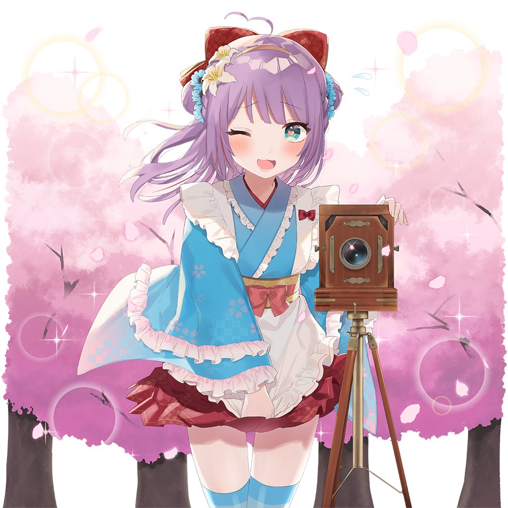 ウチの姫さまがいちばんカワイイ 6日17時からpur リリル リリーさん新登場 あっ王子 良いところに 見て この カメラ レトロな雰囲気で すごく可愛いでしょ イラストは花咲まにおさんです リリルさん 素敵なカメラですね たくさん写真