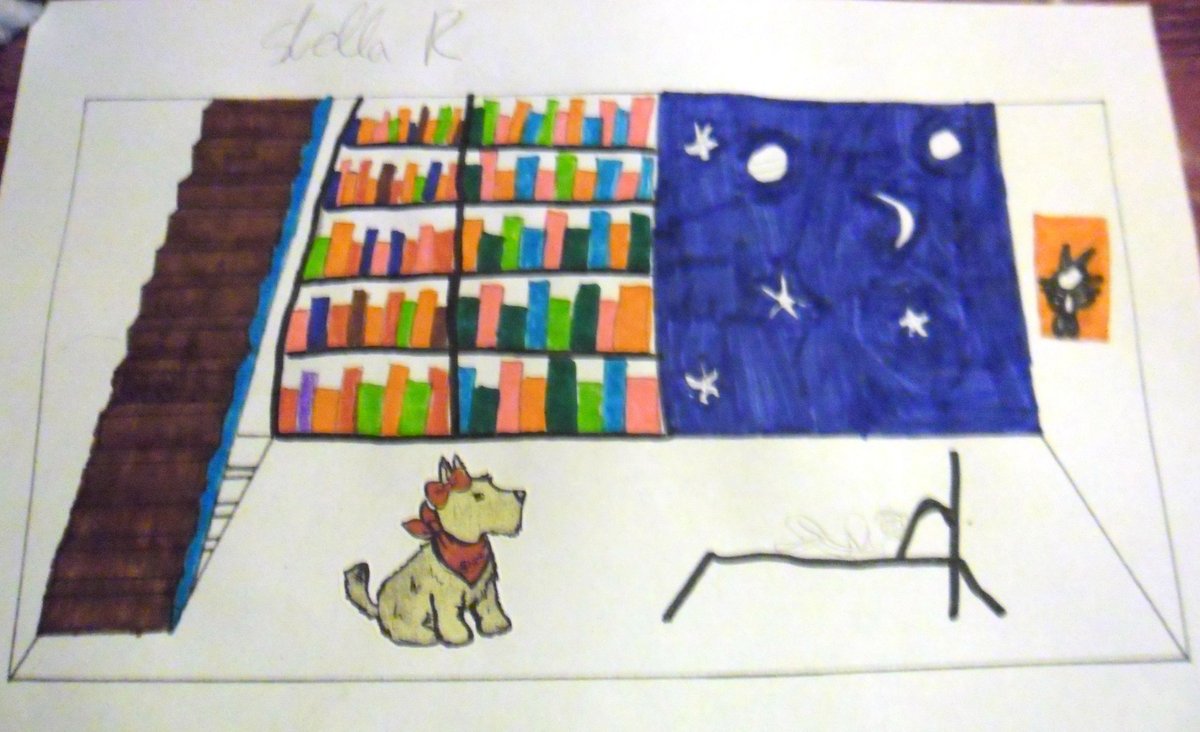 #coronamaison
Stella, de l'Institut Médico-Educatif nous fait partager son dessin