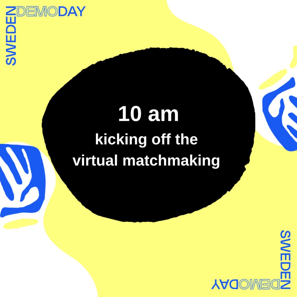 +4000 meeting requests sent for the first virtual version of #swedendemoday 🔥 get yourselves set up for a world of business done virtually ✔️